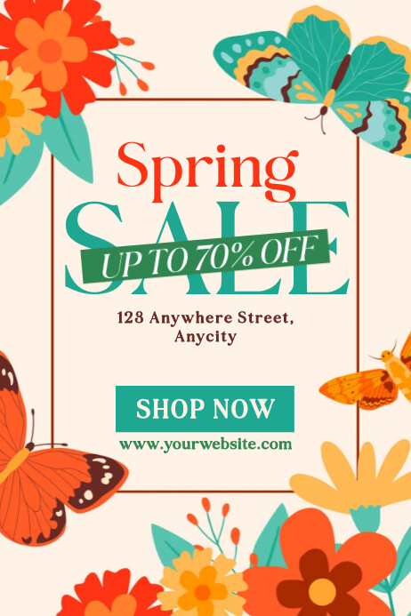 Spring Sale Template | PosterMyWall