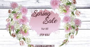 Spring Sale Facebook Ad template