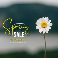 Spring sale Instagram-opslag template