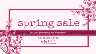 Spring Sale Encabezado de blog template
