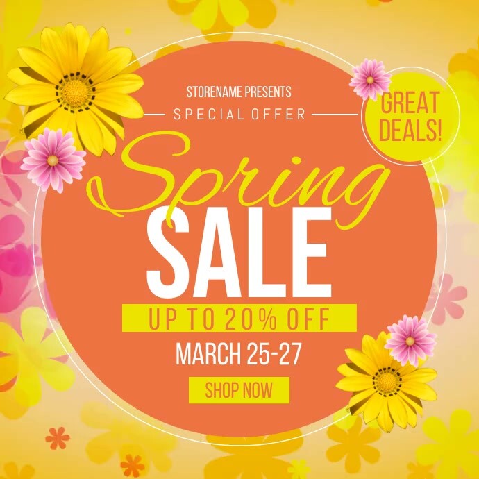 Copy of SPRING SALE | PosterMyWall