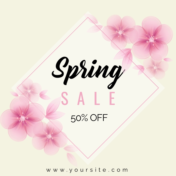 Spring SALE Template | PosterMyWall