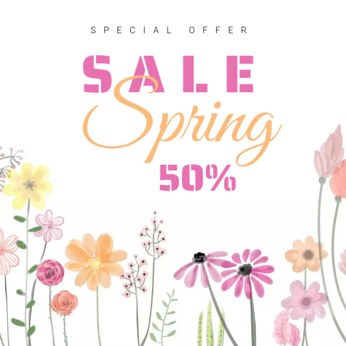 Copy of spring sale | PosterMyWall