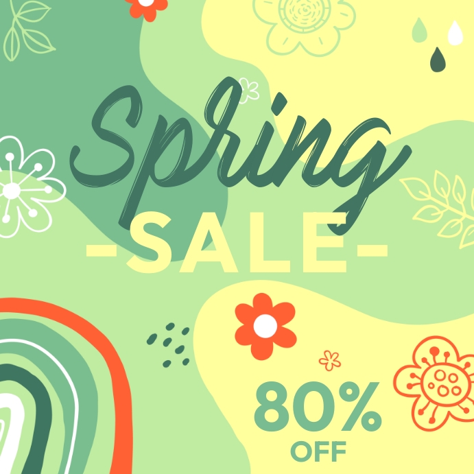 SPRING SALE Instagram Post template