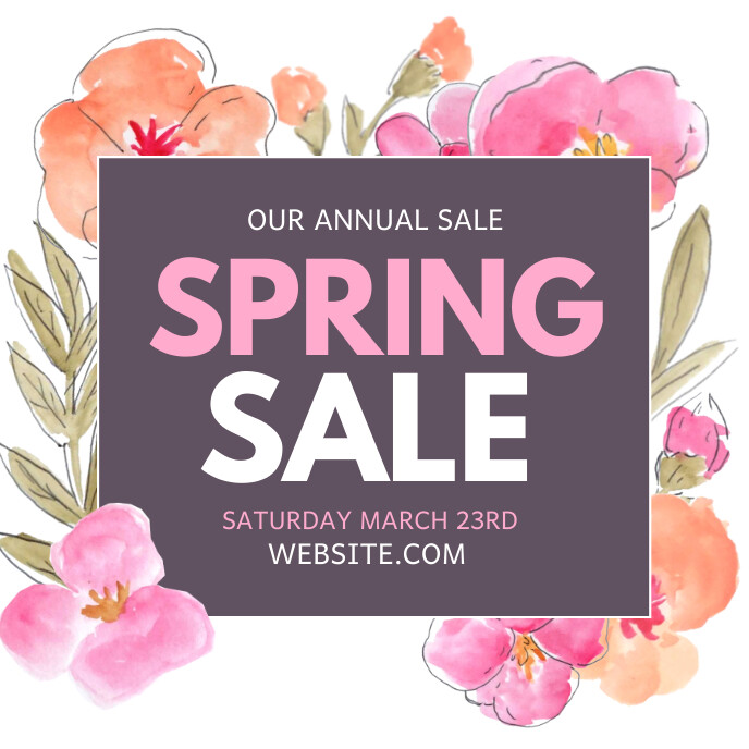 Spring sale Template | PosterMyWall