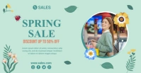 Spring Sale Discount ADS ปกอีเวนต์บน Facebook template