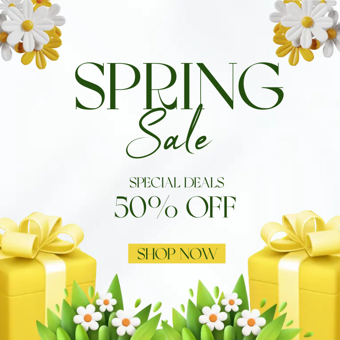 spring sale discount Template | PosterMyWall