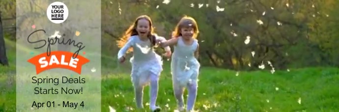 spring sale email header Template | PosterMyWall