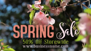 Spring Sale Event Video Promo template