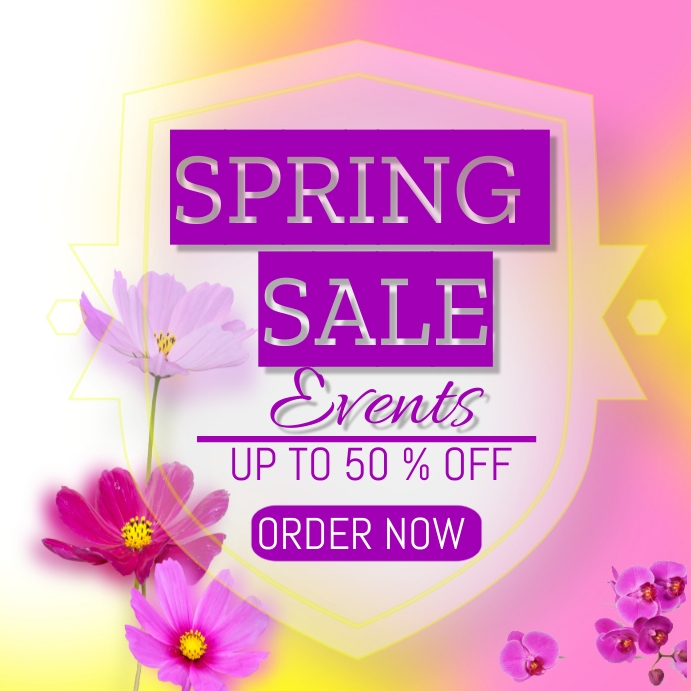 Copy of SPRING SALE EVNTS UPTO 50 % OFF | PosterMyWall