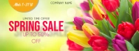 Spring Sale Facebook Cover template