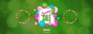 spring sale FB cover Ikhava Yesithombe se-Facebook template