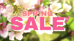 Spring Sale Flowers Video Advert Social Media template