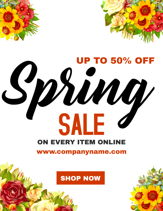 Copy of Spring sale flyer ads ad | PosterMyWall