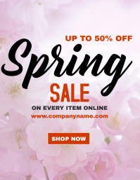 Spring Retail Sale Spring Sale Template | PosterMyWall