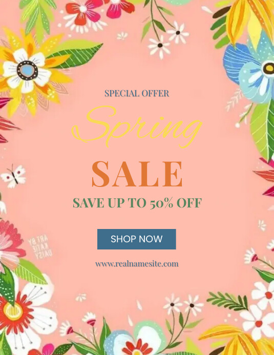 Spring Sale Flyer Template | PosterMyWall