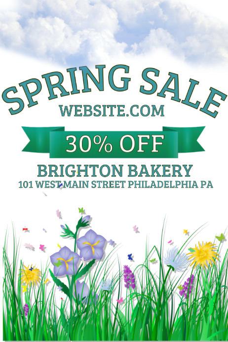 Spring Sale Template | PosterMyWall