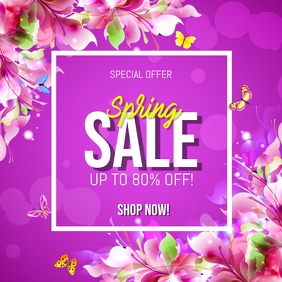Rosa Spring Sale Promotion Instagram Post Template