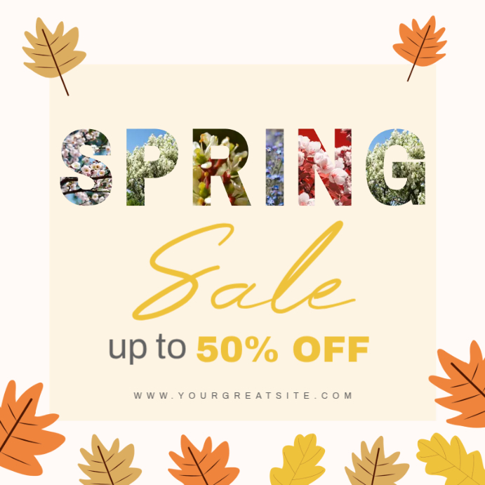 Copy of Spring Sale Instagram Post | PosterMyWall