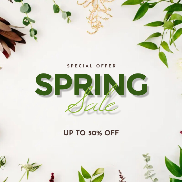 Spring Sale Instagram Post Template | PosterMyWall