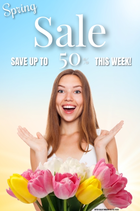 SPRING SALE POSTER Template | PosterMyWall