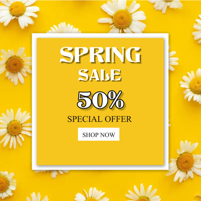 spring sale poster Template | PosterMyWall