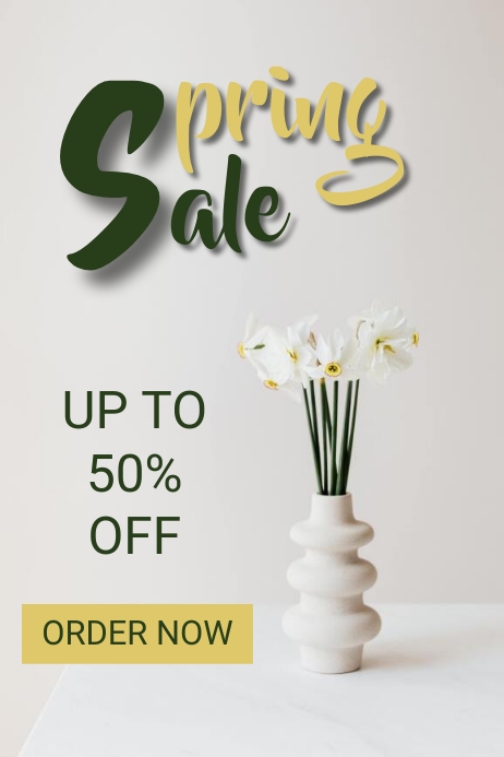 Plantilla de Spring Sale Poster | PosterMyWall