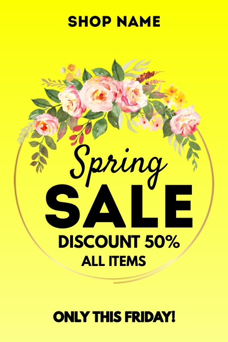 Copy of Spring Sale Poster | PosterMyWall