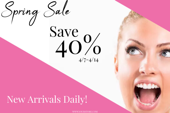 SPRING SALE POSTER Template | PosterMyWall
