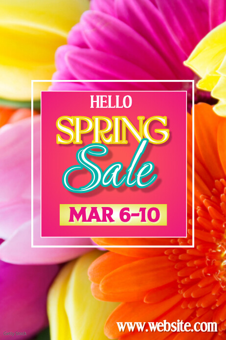 Spring Sale Poster Template | PosterMyWall