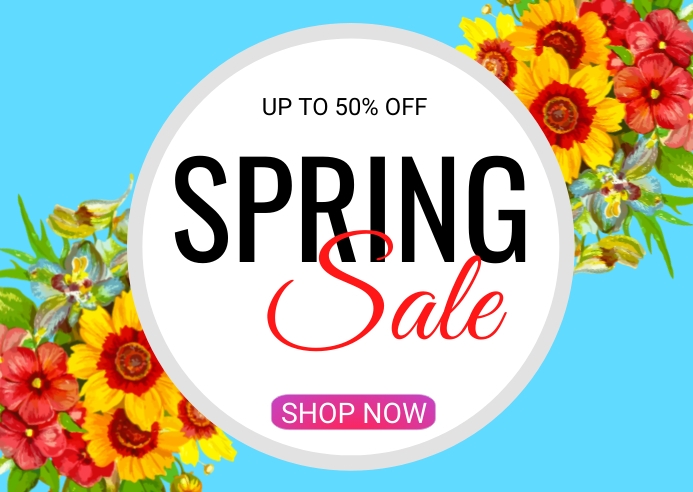 Spring sale price Template | PosterMyWall