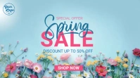 Spring Sale Promotion Presentation (16:9) template