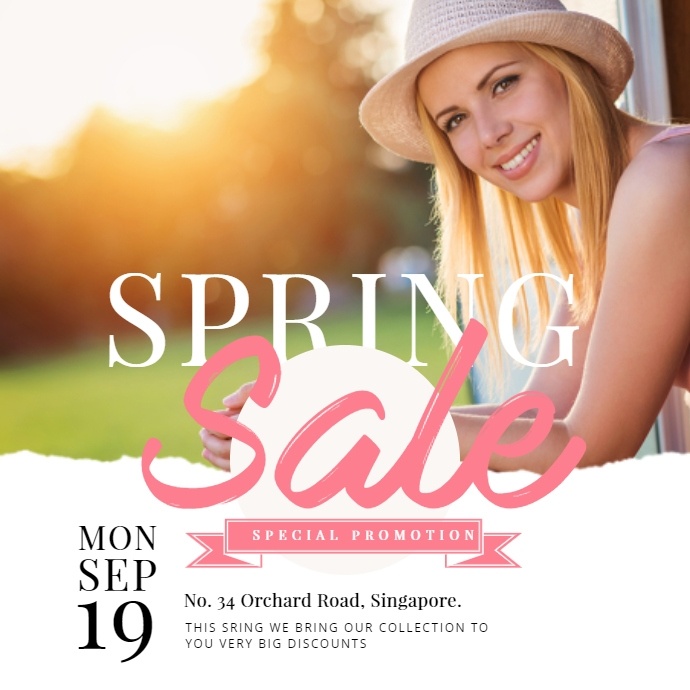 Spring Sale Promotion Template | PosterMyWall