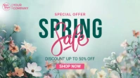 Spring Sale Promotion Presentation (16:9) template