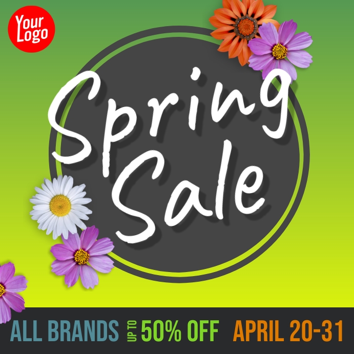 Copy of Spring Sale Retail Discount instagram post | PosterMyWall
