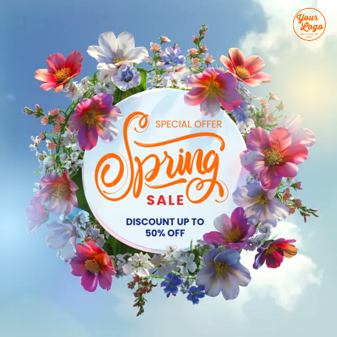 Spring Sale Social Media Promo Template | PosterMyWall
