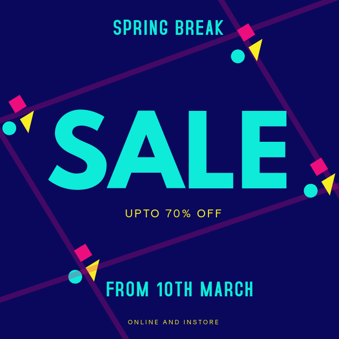 SPRING SALE TEMPLATE | PosterMyWall