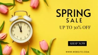 spring sale template ตัวอย่างภาพบน YouTube