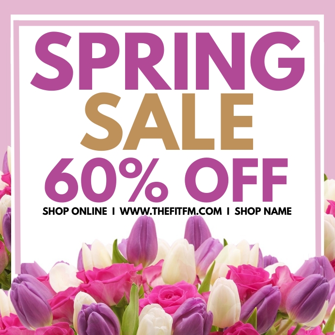 Spring Retail Sale Spring Sale Template | PosterMyWall