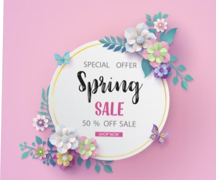 Spring sale template. | PosterMyWall