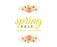 Spring Sale Templates Mellemstort rektangel