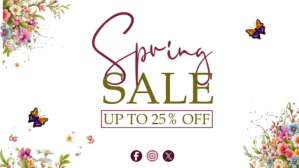 Hvid Spring Sale Digitalt display Template