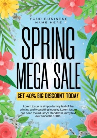 Spring Retail Sale Spring sale Template | PosterMyWall