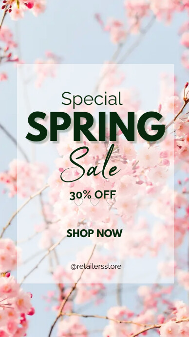 Spring Sales design template | PosterMyWall