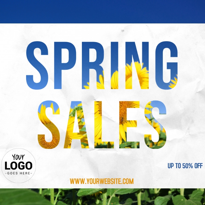 Spring sales Template | PosterMyWall