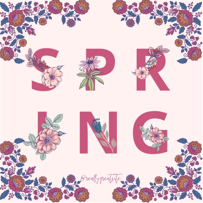 Spring Season Template | PosterMyWall