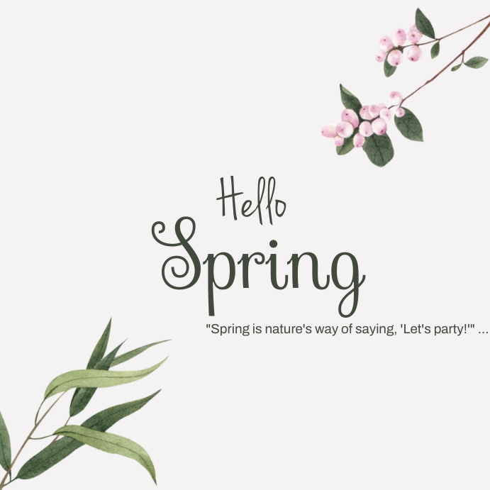 Spring Season Template | PosterMyWall