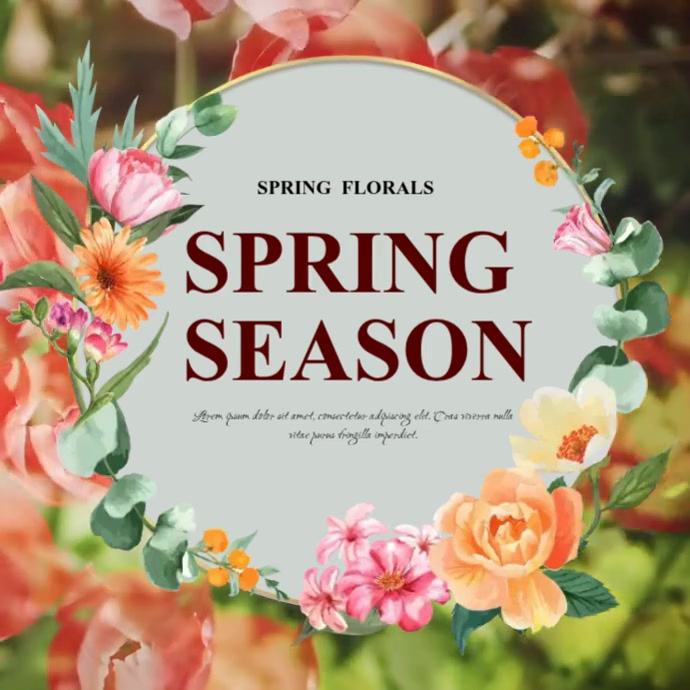 Spring Season Template | PosterMyWall
