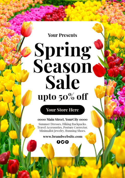 Copy of Spring Season Sale Template | PosterMyWall