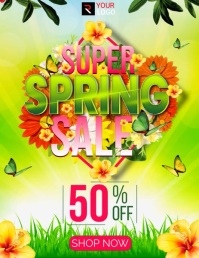 Spring Party Flyer Template | PosterMyWall